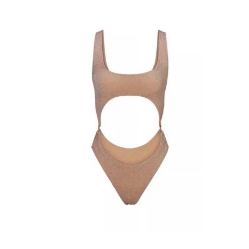 Skims Glitter Swim Monokini One Piece 4X